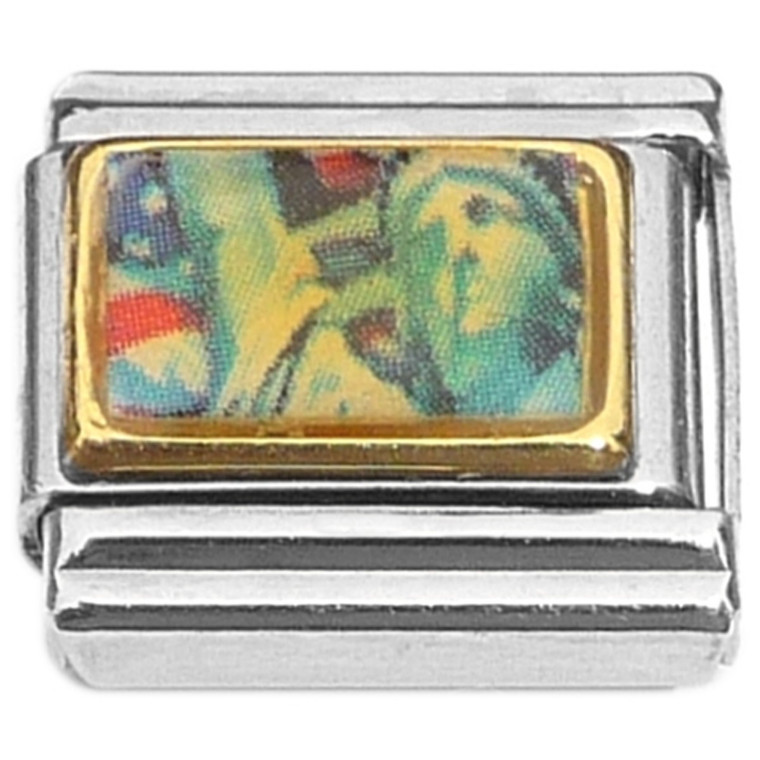 Statue of Liberty American Flag Italian Charms