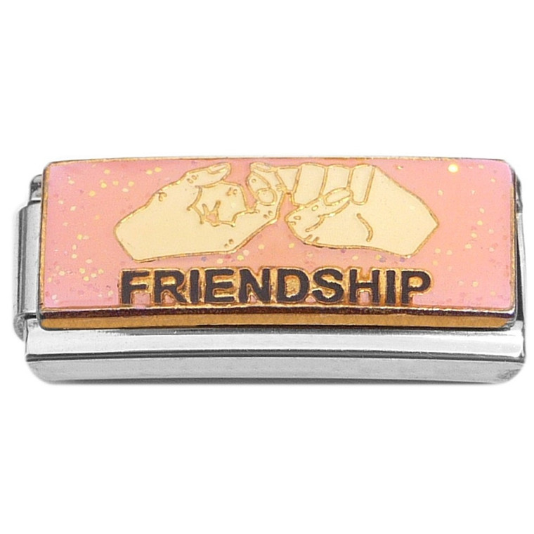 Friendship Sign Language Superlink Italian Charm