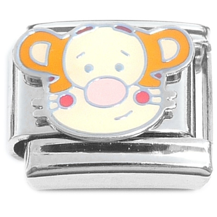 Baby Tiger Cartoon Italian Charm