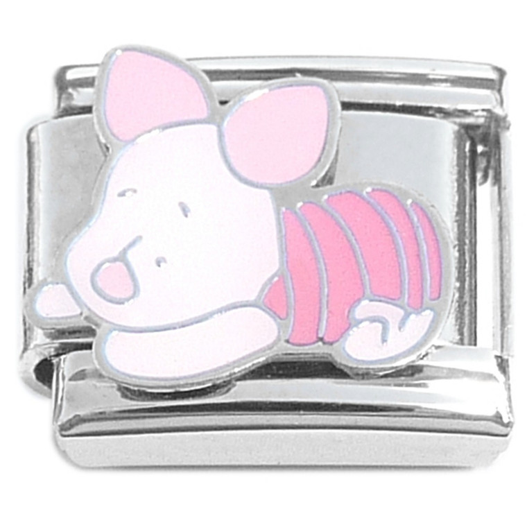 Baby Pig Piglet Cartoon Italian Charm