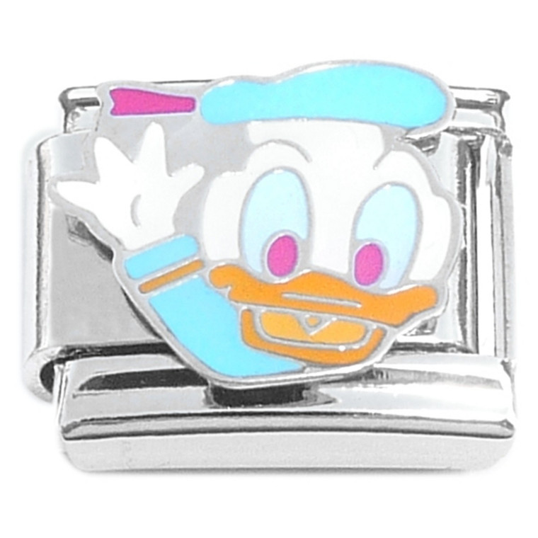Baby Boy Duck Cartoon Italian Charm