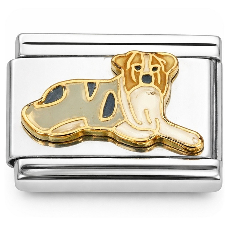 Pointer or Beagle Puppy Dog Italian Charm