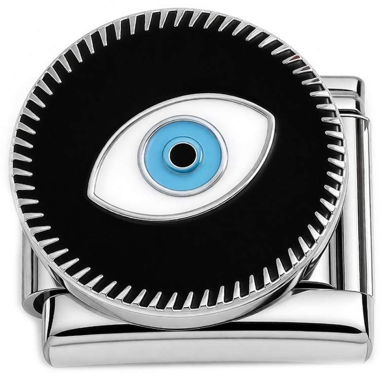 Evil Eye Protection Spinning Italian Charm