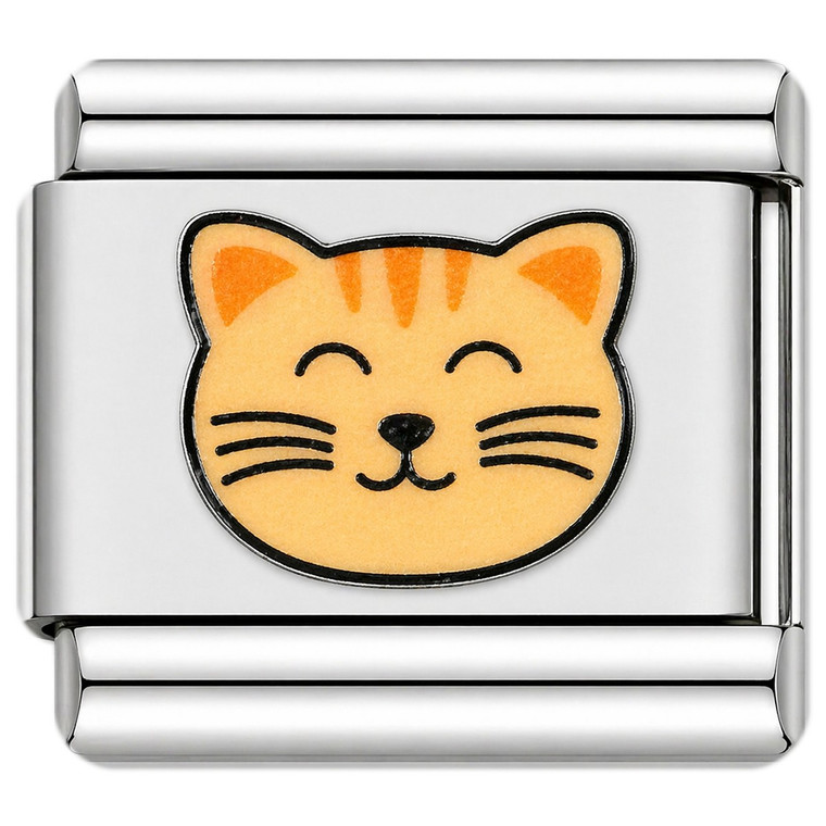 Cute Kitty Cat Face Value Italian Charm