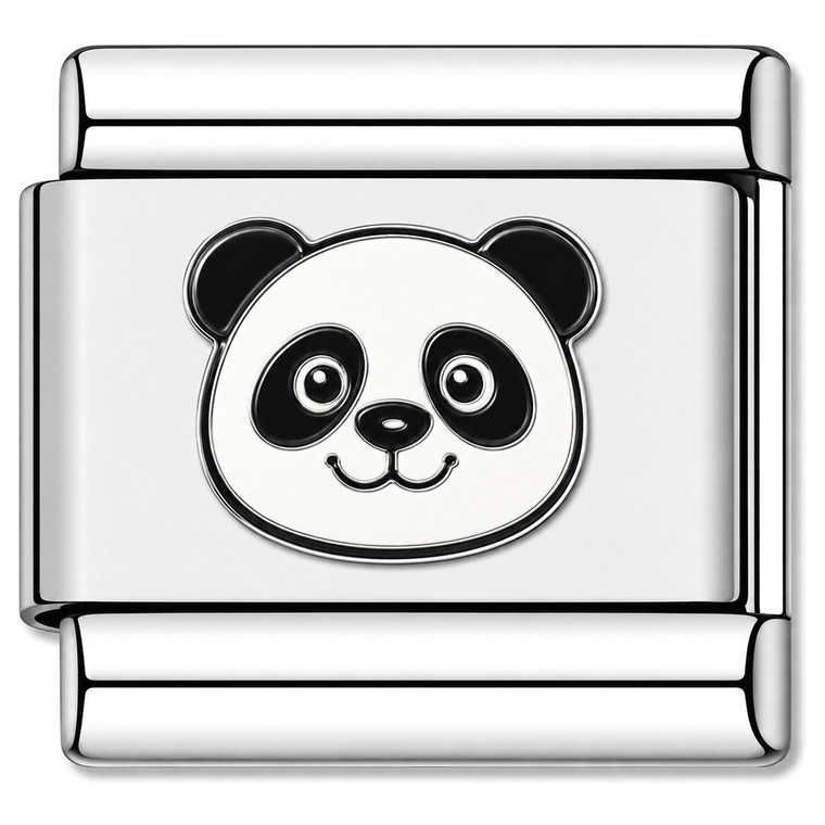 Panda Face Value Italian Charm