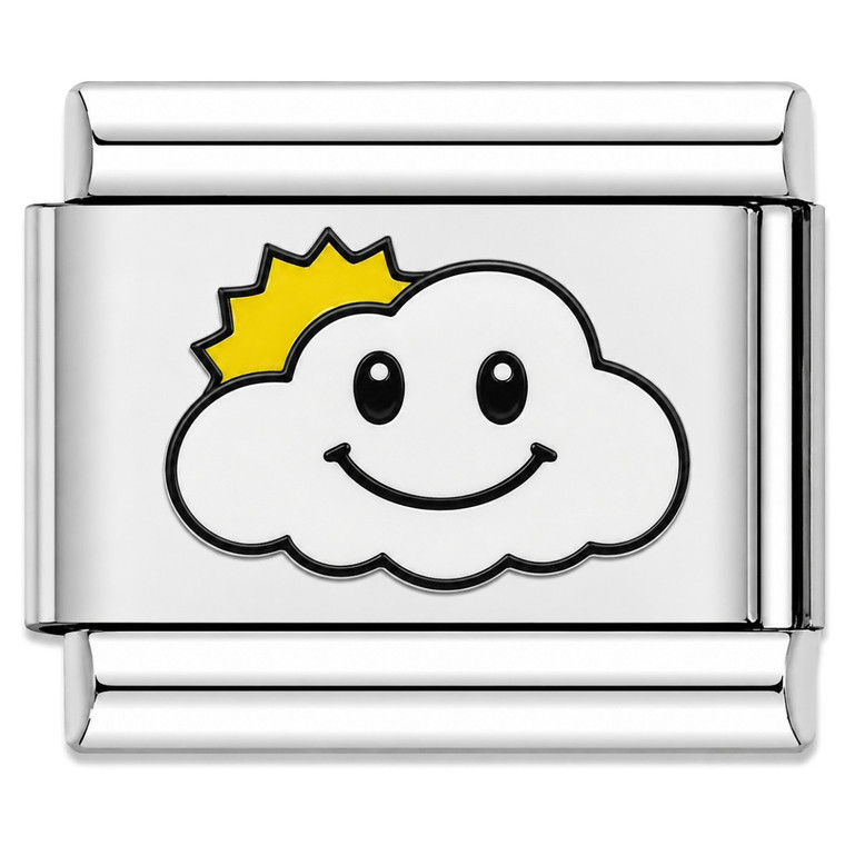 Smiling Cloud Sunshine Value Italian Charm