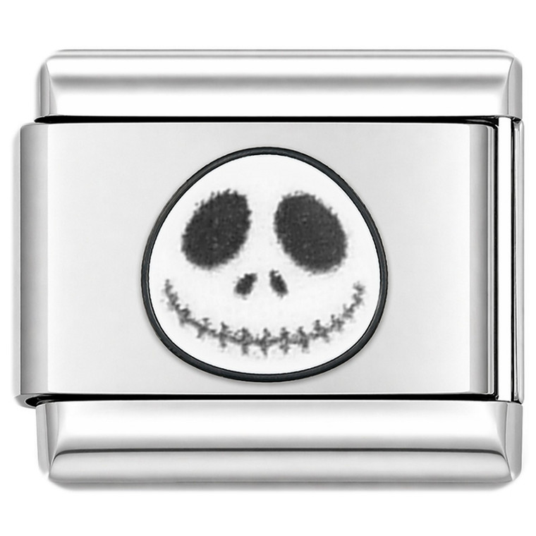 Jack Cartoon Face Skeleton Value Italian Charm