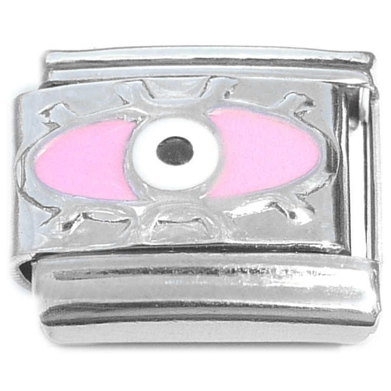 Pink Evil Eye Protection Italian Charm