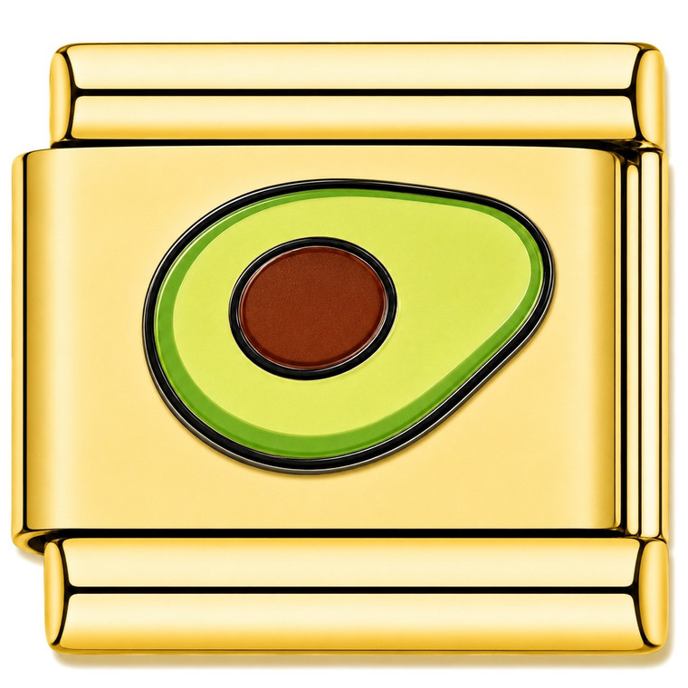 Avacodo Guac Gold Value Italian Charm