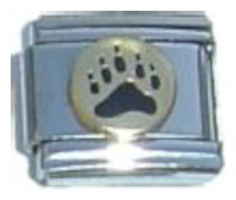 Paw Print Italian Charm