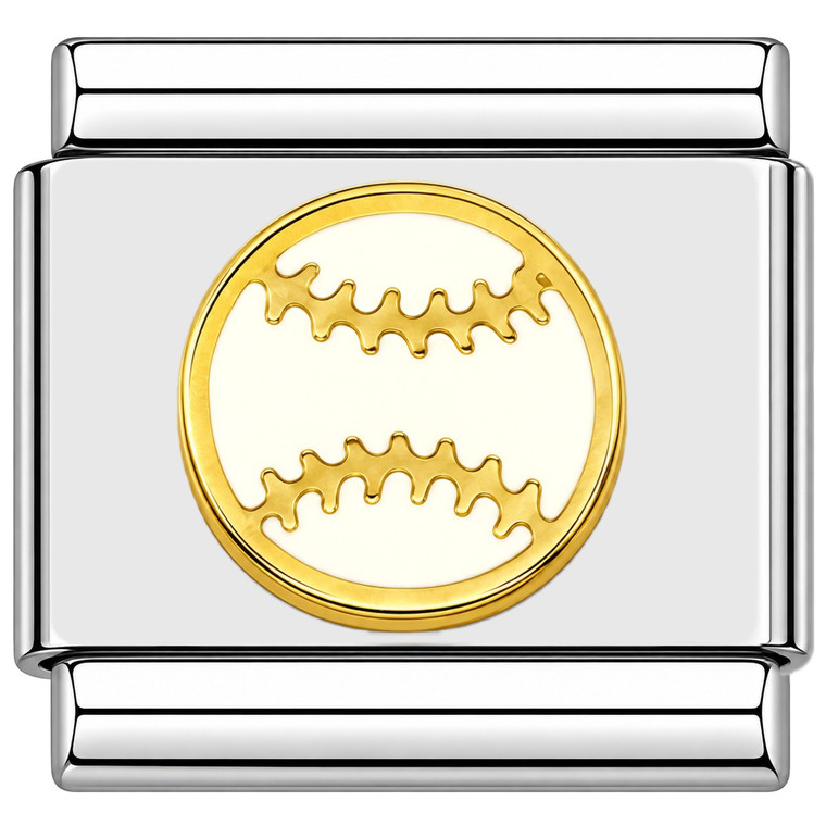 Baseball Italian Charm