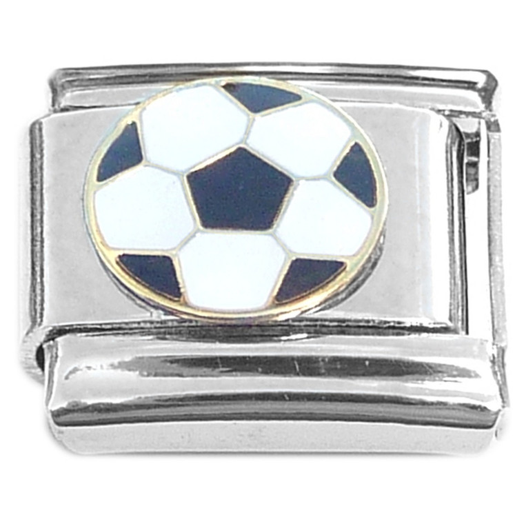 Soccer Ball Italian Charm