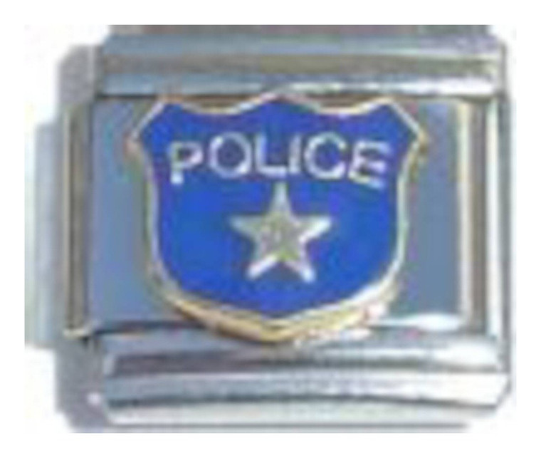 Police Badge Italian Charm