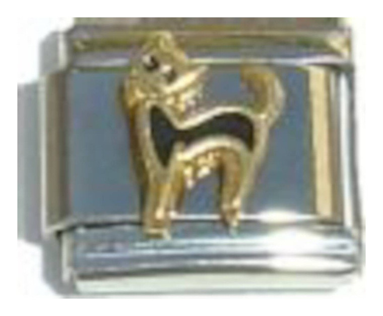 Black Cat Italian Charm