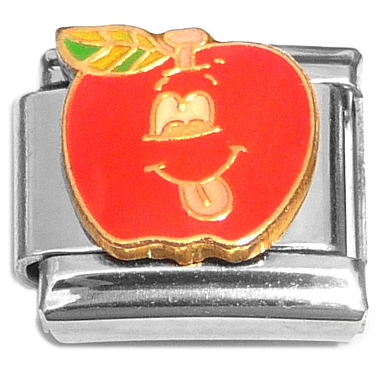 Red Apple Italian Charm