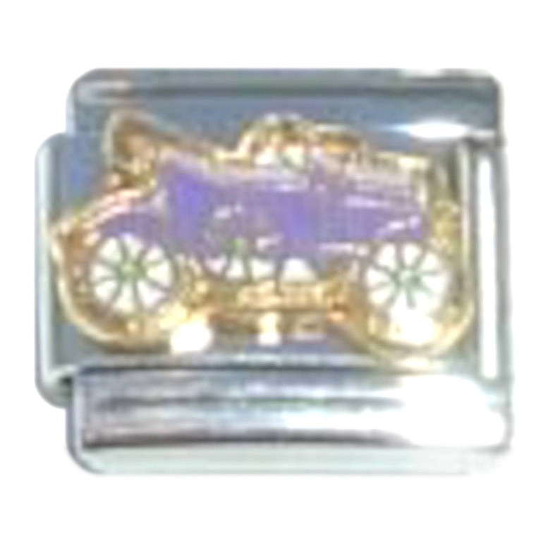 Blue Car Italian Charm