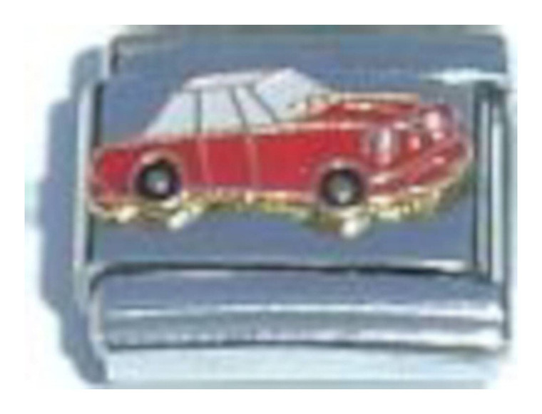 Red Car Italian Charm
