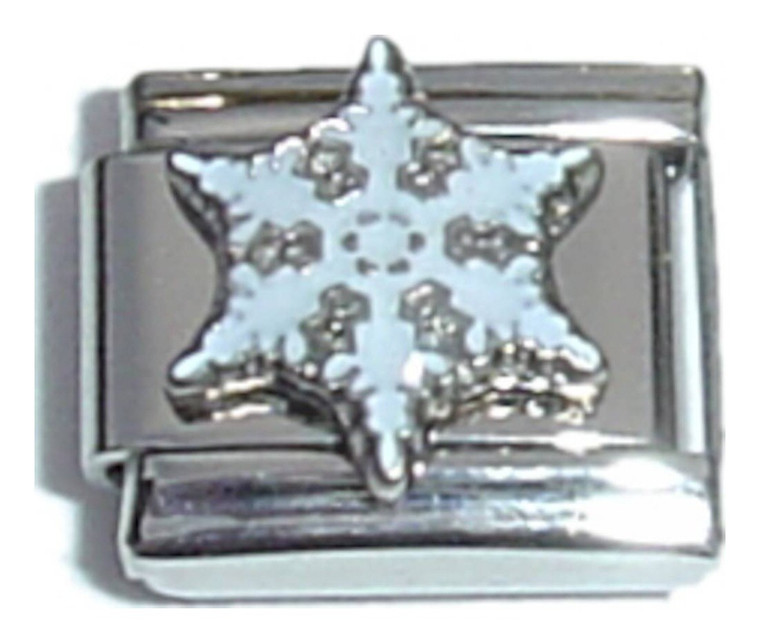 Snowflake Italian Charm