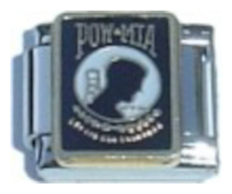 POW MIA Italian Charm