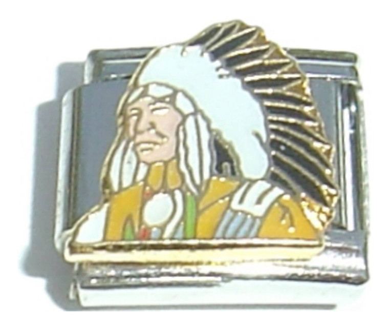 Native American Italian Charm