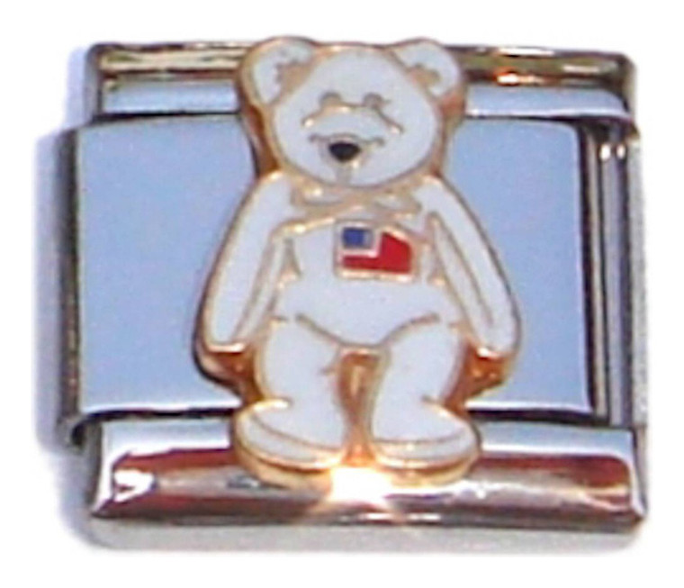 Teddy Bear Italian Charm