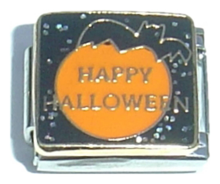 Happy Halloween Italian Charm