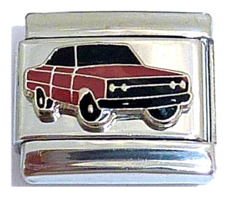 Red Car Italian Charm