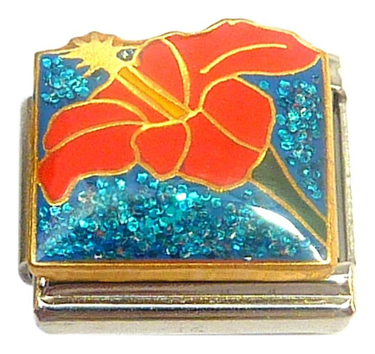 Flower Italian Charm