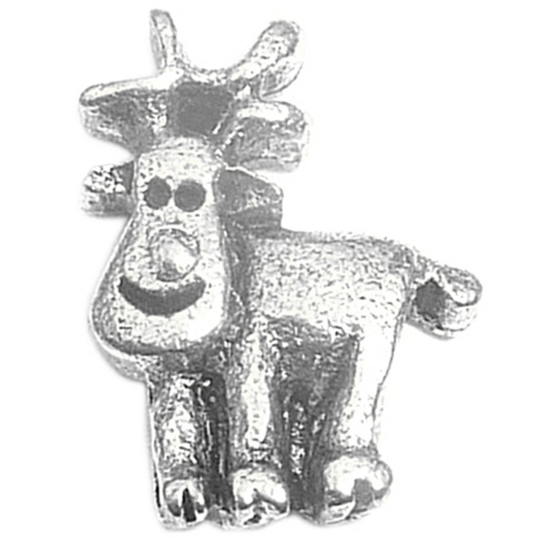 Happy Moose Floating Locket Charm