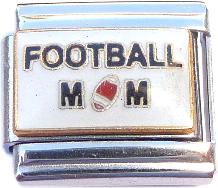 Football Mom Italian Charm