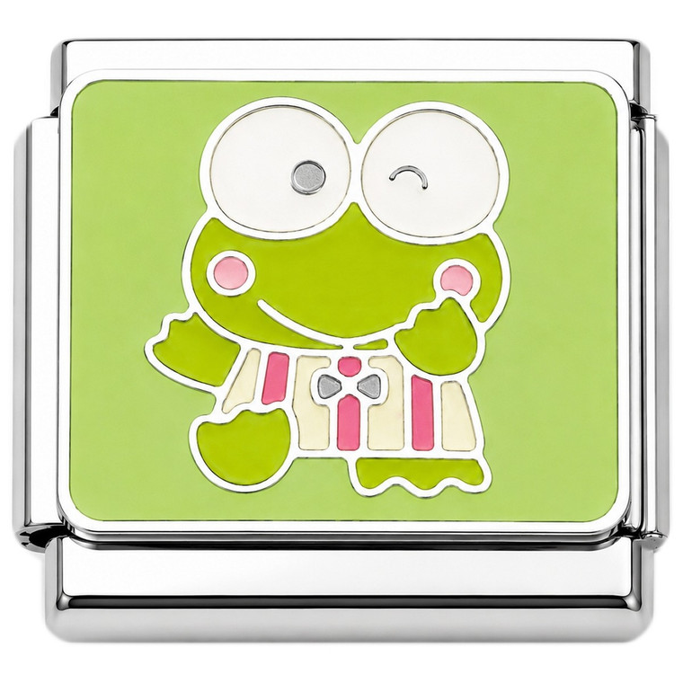 Frog Green Italian Charm