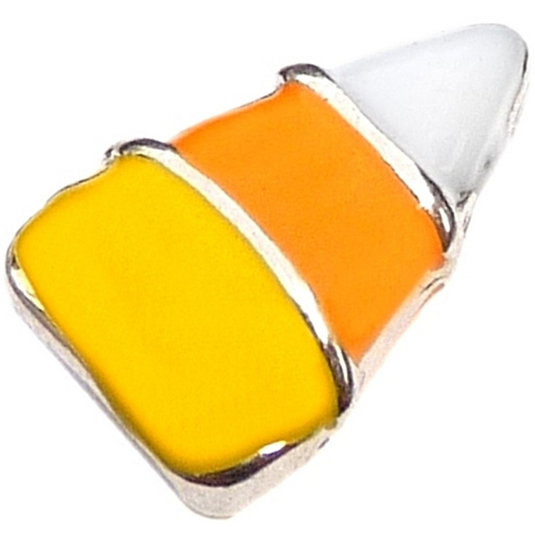 Candycorn Floating Locket Charm