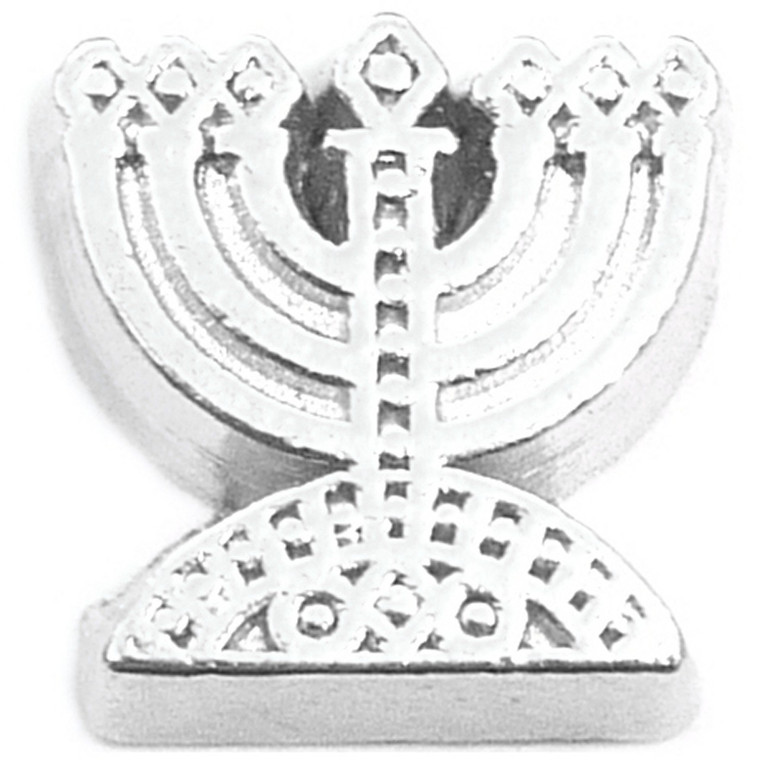 Menorah Floating Locket Charm