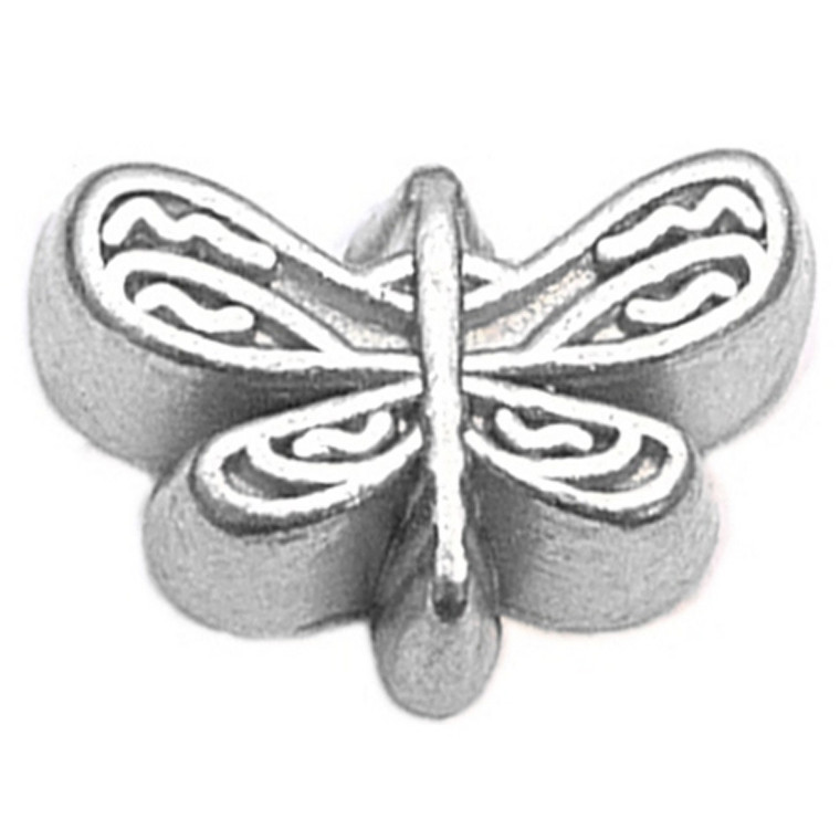 Vintage Silvertone Dragonfly Floating Locket Charms