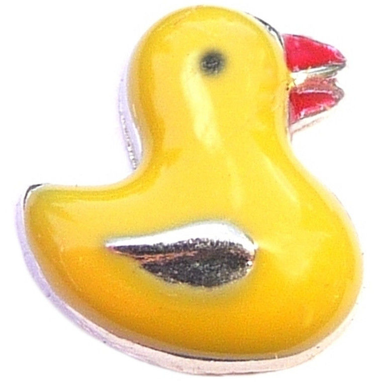 Cute Rubber Ducky Floating Locket Charms