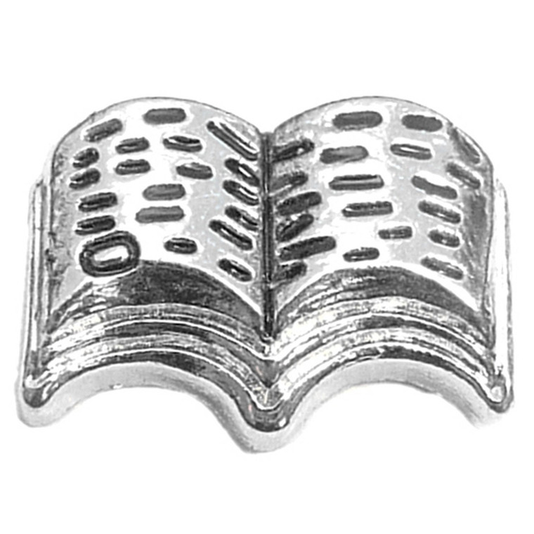 Open Book Floating Locket Charms