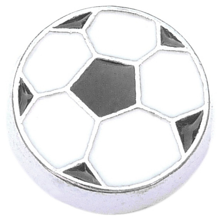 Big Soccer Ball Floating Locket Charm