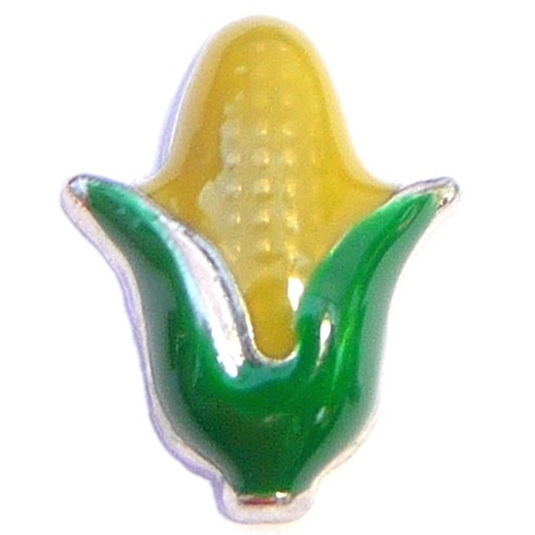 Corn Floating Locket Charm