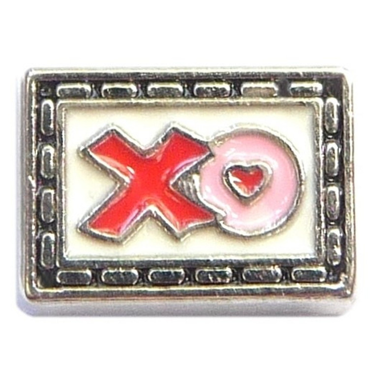 XO Love Floating Locket Charm