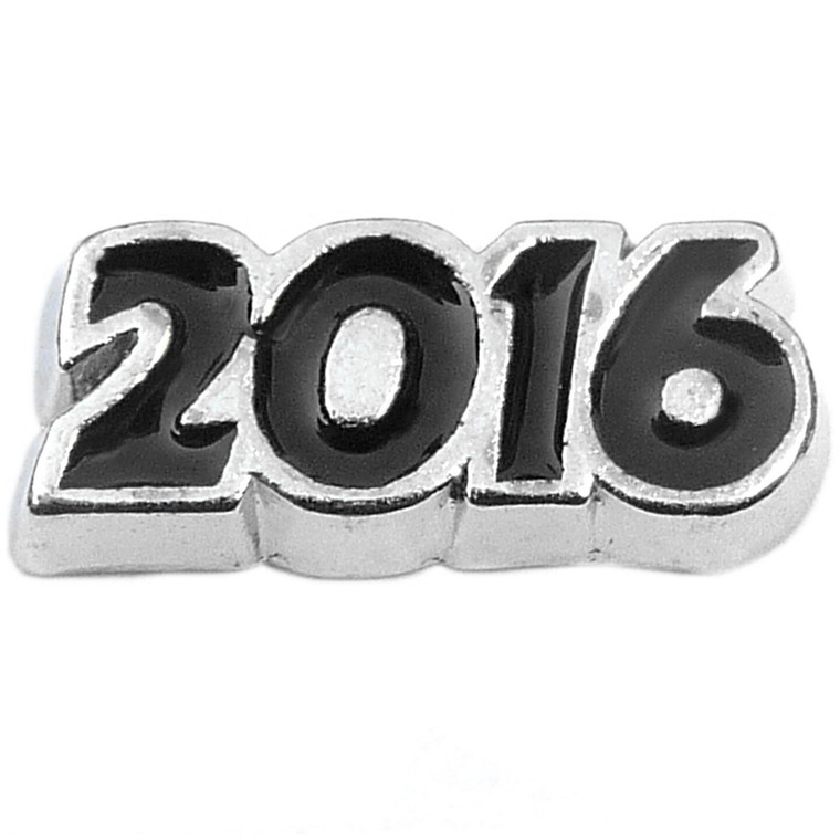 Year 2016 Floating Locket Charm