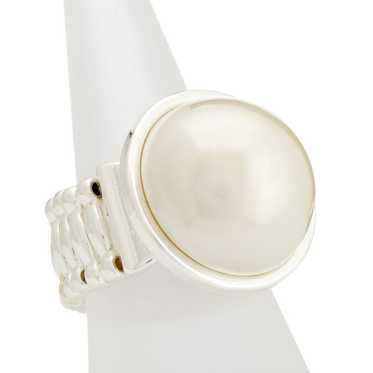 Cream Statement Ring