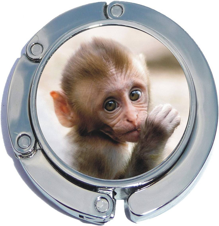 Baby Monkey Foldable Purse Hanger