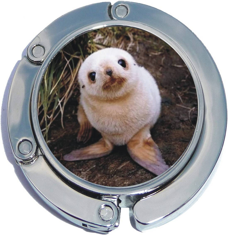 Baby Seal Foldable Purse Hanger