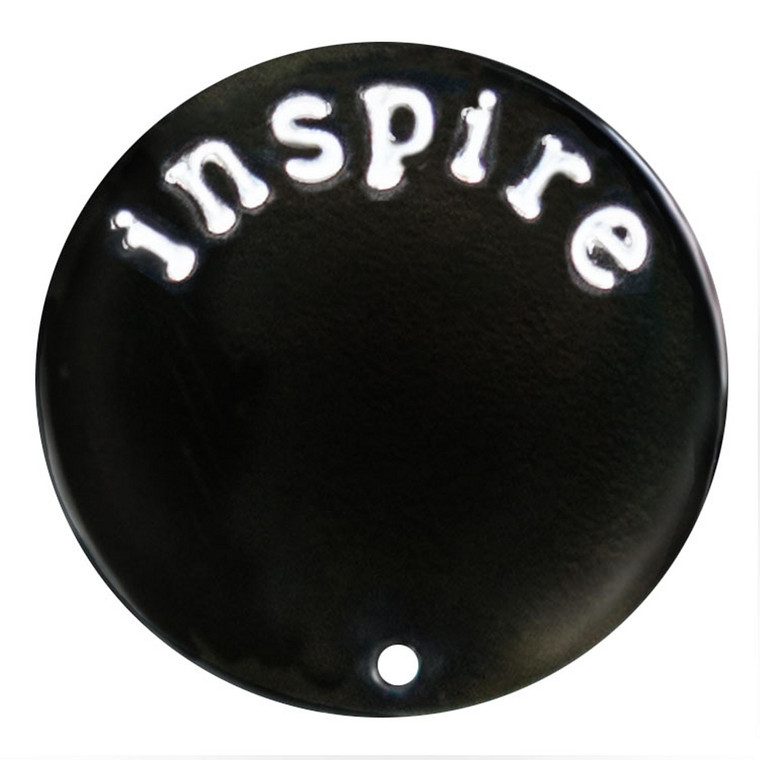 Inspire Plate in Black for 30mm Locket