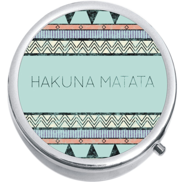 Tribal Hakuna Matata Medical Pill Box