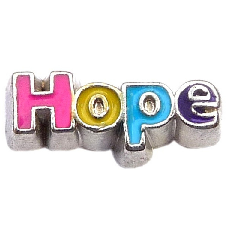 Hope Floating Locket Charm