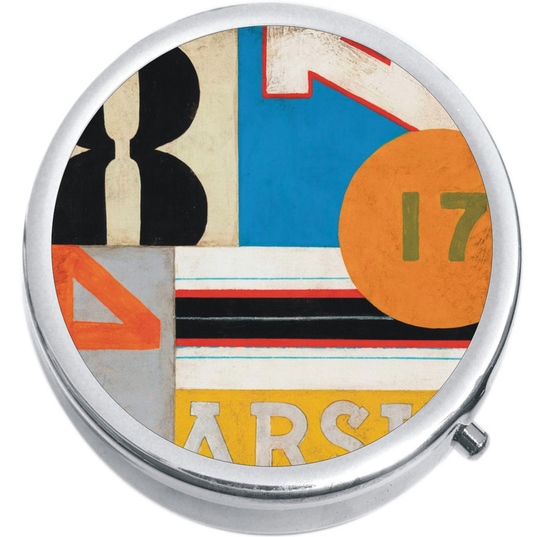 Abstract Numbers Medical Pill Box