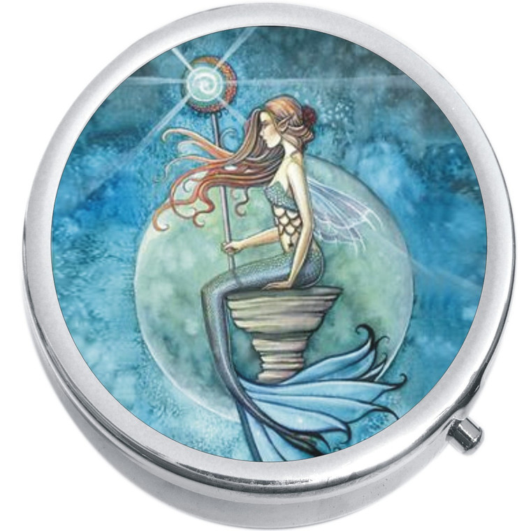 Mermaid Moon Medical Pill Box