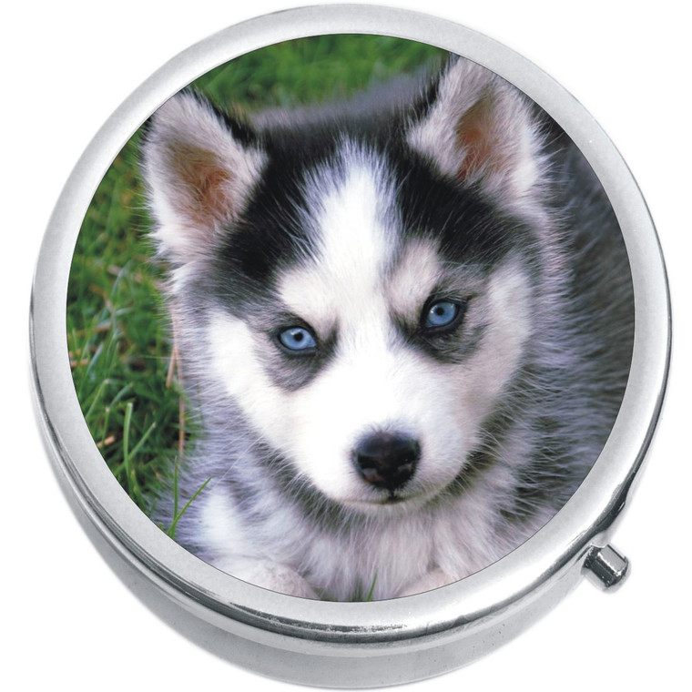 Husky Puppy Medical Pill Box