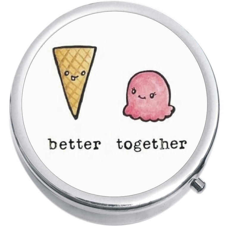 Better Together Ice Cream Cone Medical Pill Box